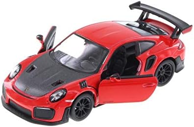 Kinsmart Porsche 911 GT2 RS Hard Top, Red 5408D - 1/36 Scale Diecast Model Toy Car for Unisex Children KiNSMART