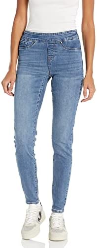 Tribal Women's Audrey Pull on Denim Jegging Pants Tribal