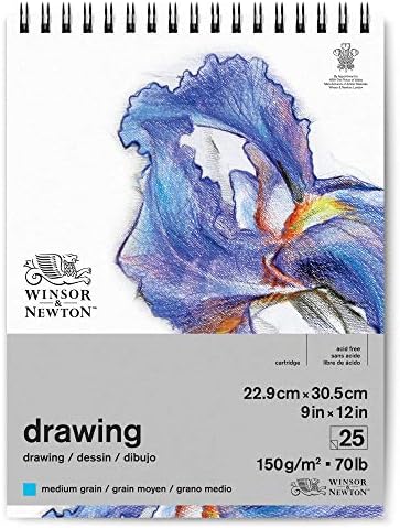 Winsor & Newton Classic Drawing Paper Pad, 9" x 12", Natural White Winsor & Newton