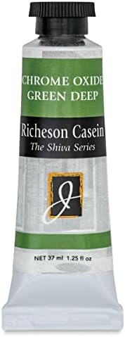 Jack Richeson Artist Casein Colors, 37-Millilitre, Chrome Oxide Green Jack Richeson