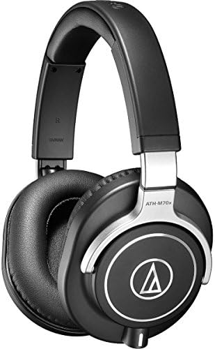 Audio-Technica ATH-M70X Closed-Back Dynamic Professional Studio Monitor Headphones Audio-Technica