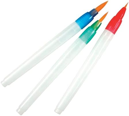 Royal Brush AQFLO-100 Aqua-Flo Nylon Hair Watercolor Paint Brush Set, Assorted Size (Pack of 3) Royal & Langnickel