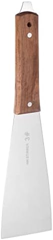 HARFINGTON Painting Knives 75mm Width Shovel Mixing Palette Scraper with Wood Handle for Oil Paint Craft Spreading(3#) Harfington