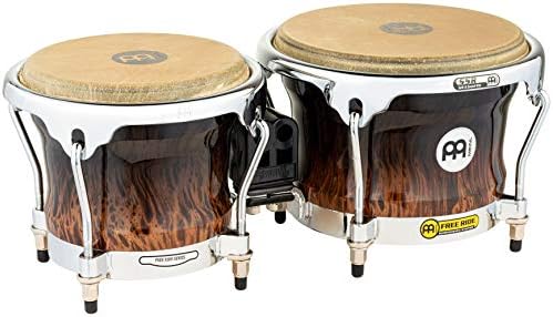 Meinl Percussion FWB400BB Free Ride Series Wood Bongos, Brown Burl Finish Meinl Percussion