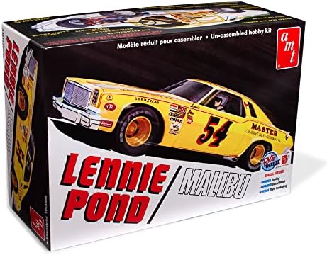 AMT Lennie Pond 1974 Chevy Malibu Stock Car 1:25 Scale Model Kit Amt