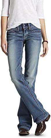 Ariat R.E.A.L. Mid Rise Boot Cut Jeans - Women's Denim Ariat