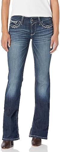 Ariat R.E.A.L. Mid Rise Boot Cut Jeans - Women's Denim Ariat