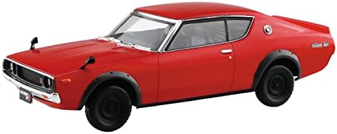 Aoshima Nissan C-110 Skyline GT-R (Red) 1:32 Scale Plastic Model Kit Aoshima