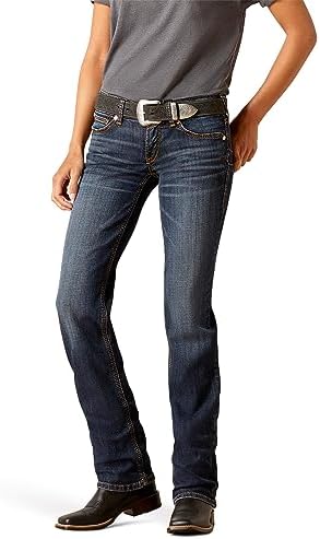 Ariat Women's R.e.a.l. Low Rise Charly Straight Jean Ariat