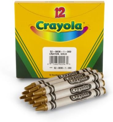 Синие мелки Crayola, набор из 12 штук, безопасные и долговечные для творческих проектов Crayola