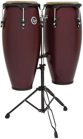 Latin Percussion LP City Wood Congas 10" & 11" Set - Dark Satin Finish Latin Percussion