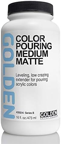 Golden Acryl Med Color Pouring Matte 16 Oz GOLDEN