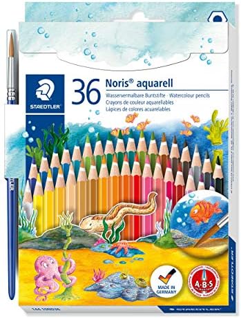 Staedtler Watercolor Pencils, Box of 36 Colors (14410ND36) STAEDTLER