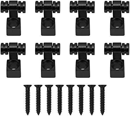 8 шт. роликовых направляющих для струн гитары Yootones с винтами, совместимыми с Fender Strat и Tele, идеальные для замены Yootones