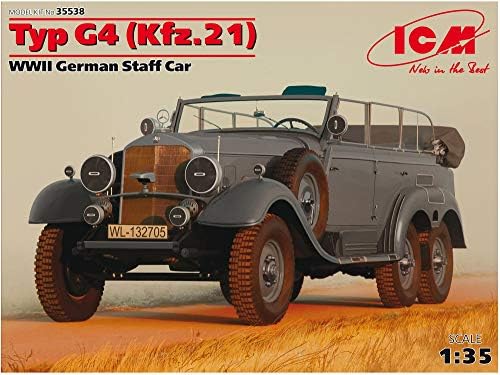 ICM Models Type G4 (Kfz.21) WWII German Staff Car Icm