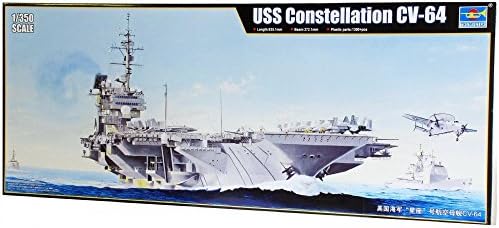 Модельный набор Trumpeter TRU05620 для сборки USS Constellation CV-64 в масштабе 1:350 с подробной инструкцией Trumpeter