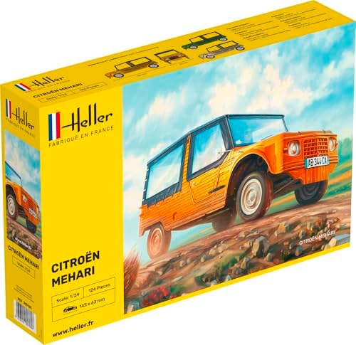 Heller 80760 Citroen Mehari Plastic Model Kit, 1:24 Scale,Green Heller