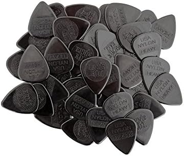 Набор нейлоновых медиаторов Ernie Ball для гитары, Heavy, 50 штук, 0,97 мм, премиум-качество Ernie Ball