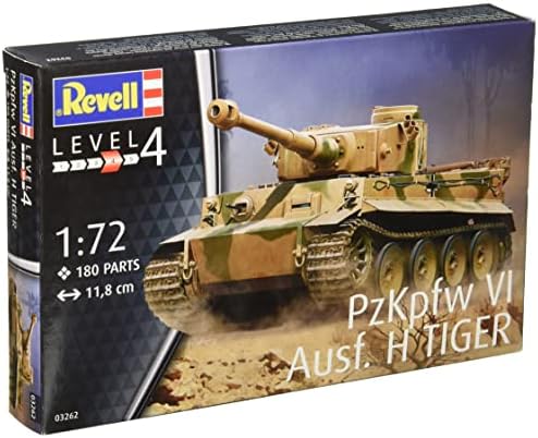 Revell Gmbh 03262 Pzkpfw VI Ausf H Tiger Tank Model Kit, 1: 72 Scale Revell