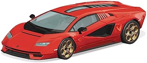 Aoshima Lamborghini Countach LPI 800-4 (Red Ver.) 1:32 Scale Model Kit Aoshima