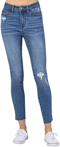 Judy Blue Women's High Waist Dandelion Embroidery Skinny Jeans Judy Blue