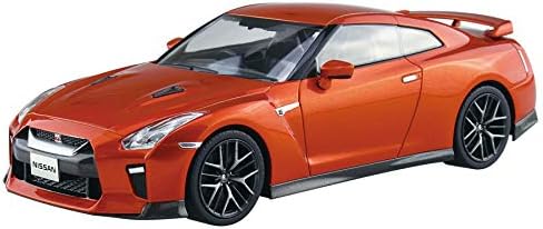 Aoshima 1/32 Scale GT-R, Ultimate Shiny Orange - Plastic Model Building Kit # 56387 Aoshima