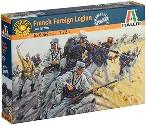 ITALERI 6054 French Foreign Legion Colonial Wars Plastic Soldiers 1:72 Scale Italeri