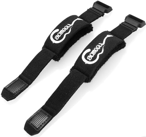 Facmogu 2PCS Guitar String Mute Dampener, Adjustable Bass Mute Silencer, Cotton Guitar Fret Wrap Mute, Fretboard Muting Straps, Guitar String Cover, Guitar Neck Mute Belt, Guitar Accessories - Black Facmogu