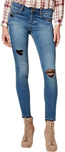 Articles of Society Womens Sara Denim Distressed Skinny Jeans Blue 30 Articles of Society