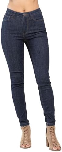 Judy Blue Women's High Waist Classic Back Pocket Embroidery Skinny Jeans 88683 Judy Blue