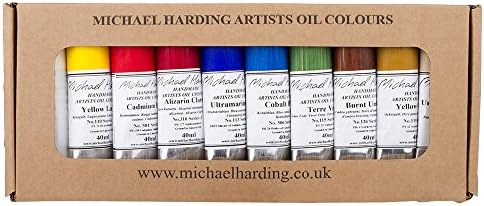 Michael Harding's Artist Oli Colours, Plein Air Oil Paint Painter Set, Ten 40ml Tubes, 0040013 Michael Harding