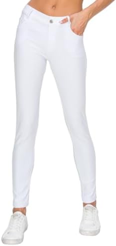 ICONOFLASH Women's Stretch Jeggings with 5 Pockets Pull On Skinny Jean Leggings (Available in Plus Size) Iconoflash