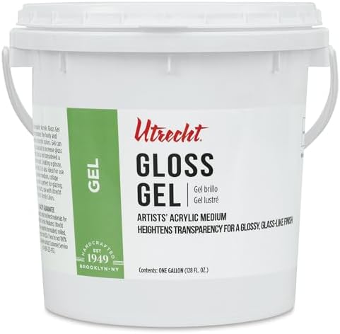 Utrecht Artists' Acrylic Gel Medium - Gloss Gel Medium, Gallon Utrecht