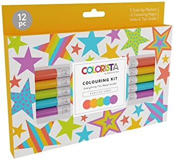 Spectrum Noir Colorista Colouring Kit - Feelgood Florals - Includes 12 Pieces Spectrum Noir