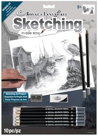 Royal and Langnickel Sketching Made Easy, Fishing Pier Royal & Langnickel