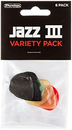 Набор медиаторов Dunlop Jazz III Variety Pack, комплект из 2 упаковок (12 шт) - разнообразие для музыкантов Dunlop