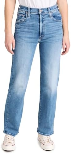 MOTHER Women's The Rambler Zip Flood Jeans Mother