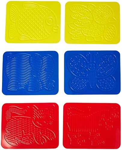 Roylco Junior Animal Rubbing Plates with Guide, 8.5" x 11", Set of 6 Roylco