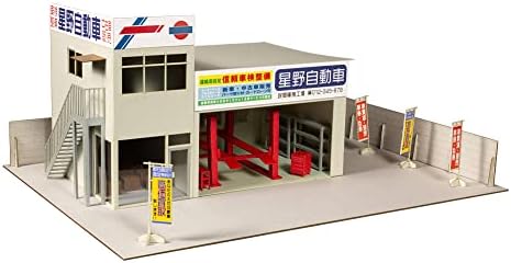 PLUM PP124 Auto Garage Car Specialty Store, 1/64 Scale, Color-Coded, Paper Craft Plum