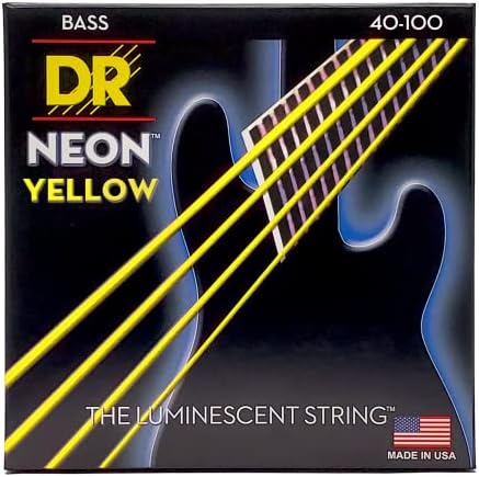 DR Strings HI-DEF NEON Bass Guitar Strings (NYB-40) DR Strings