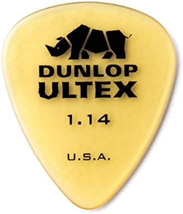 Dunlop 421P1.14 Ultex® Standard, 1.14мм, набор из 6 медиаторов с великолепным атакующим звуком Dunlop