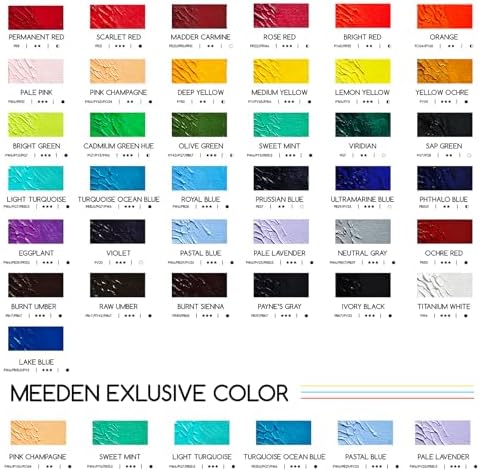 MEEDEN Artist Oil Paint Set - 12 Colors x 60ml/2oz Tubes - Art Supplies for Canvas Painting MEEDEN