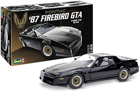 Revell 14535 '87 Pontiac Firebird GTA 1:16 Scale 144-Piece Skill Level 5 Model Car Building Kit White Revell