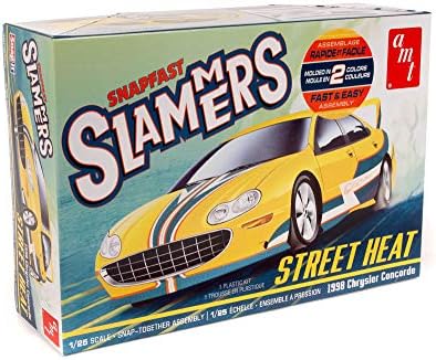 Round 2 AMT Street Heat 1998 Chrysler Concorde Slammers SNAP Together 1:25 Scale Model Kit (AMT1227M) Amt