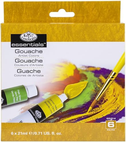 Royal & Langnickel Gouache Color Artist Tube Paint, 21ml, 24-Pack Royal & Langnickel