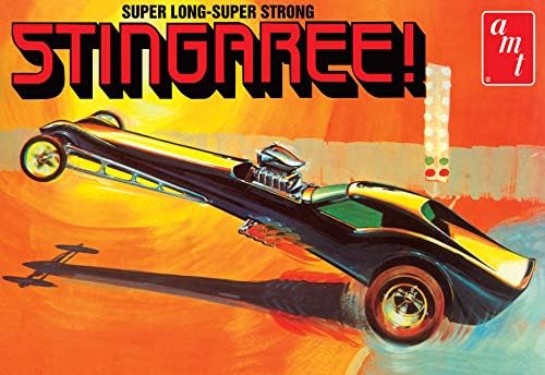 Модель автомобиля AMT Stingaree Custom Dragster 1:25, более 90 деталей, идеальный подарок для хоббистов и коллекционеров Amt