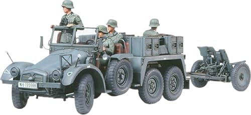 Tamiya Models Krupp Protze Towing Truck with 37mm Pak Model Kit Tamiya