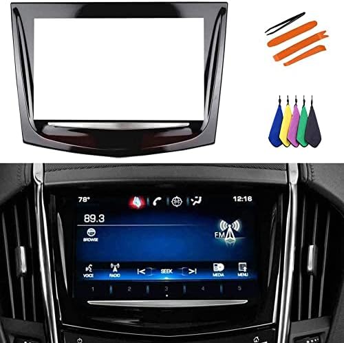 Replacement CUE Touch Screen Display with Trim Removal Tool Kit - Fits Cadillac 2013 2014 2015 2016 2017 ATS Escalade SRX XTS CTS CTS-V Replaces Screens For 22980208, 22986276 Homeyi