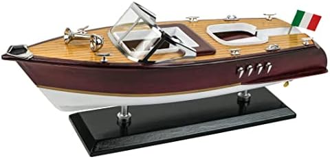 SAILINGSTORY Wooden Model Boat Riva Aquarama Speedboat 1/20 Scale Replica Runabout Boat Model Decoration HOME DECOR SAILINGSTORY