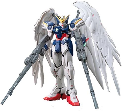 Модельный набор Bandai Hobby #17 RG Wing Gundam Zero EW (1/144) с двумя бластерными винтовками и мечами Bandai